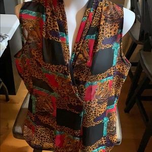 Cheetah Print Tank Top